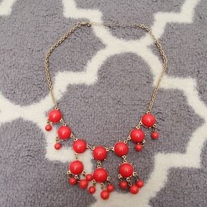 Bubble Coral red necklace